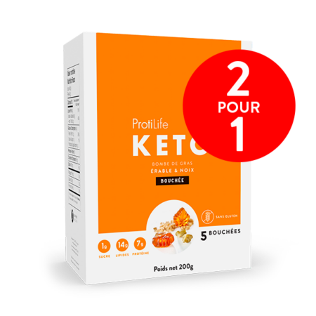 Bouchée Érable & Noix - Boîte de 5 bouchées - LIQUIDATION