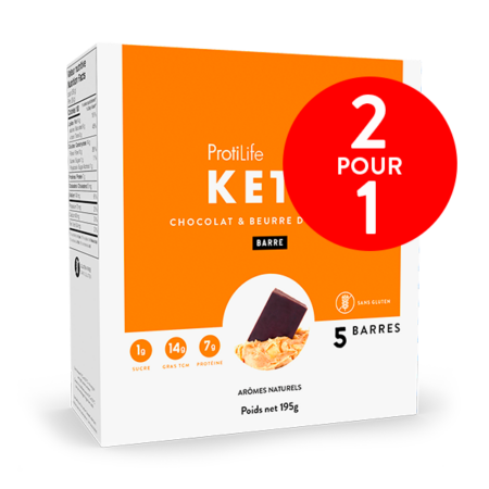 Barre Chocolat & Beurre D'Arachide - Boîte de 5 barres - LIQUIDATION