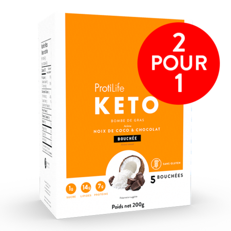 Bouchée Noix de coco et chocolat - Boîte de 5 bouchées - LIQUIDATION